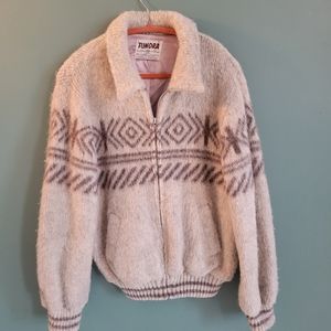 Vintage oversized 100% wool coat